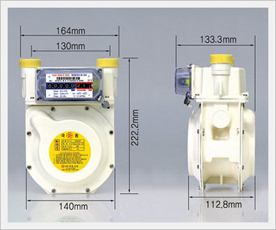 Gas Meter (General Type - G4)  Made in Korea